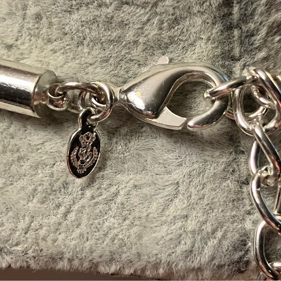 Vintage Premier Designs Black Cabochon Pendant Necklace Silver Tone - Picture 4 of 4